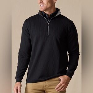Straight Down cotton quarter zip.